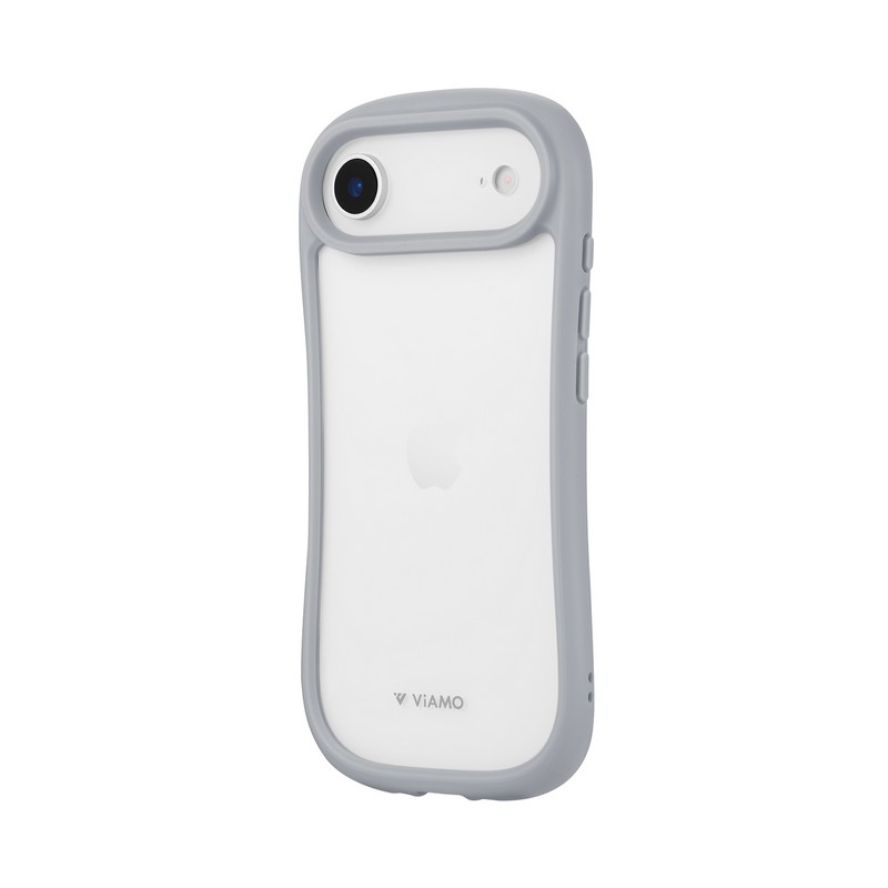 iPhone Air 耐傷・耐衝撃ハイブリッドケース 「ViAMO freely」 ライトグレー