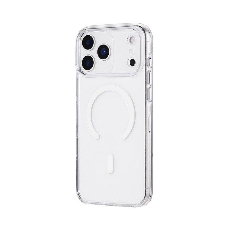 iPhone 17 Pro Max 超透明ハードケース 「MASTER CLEAR mag」 クリア/ホワイト