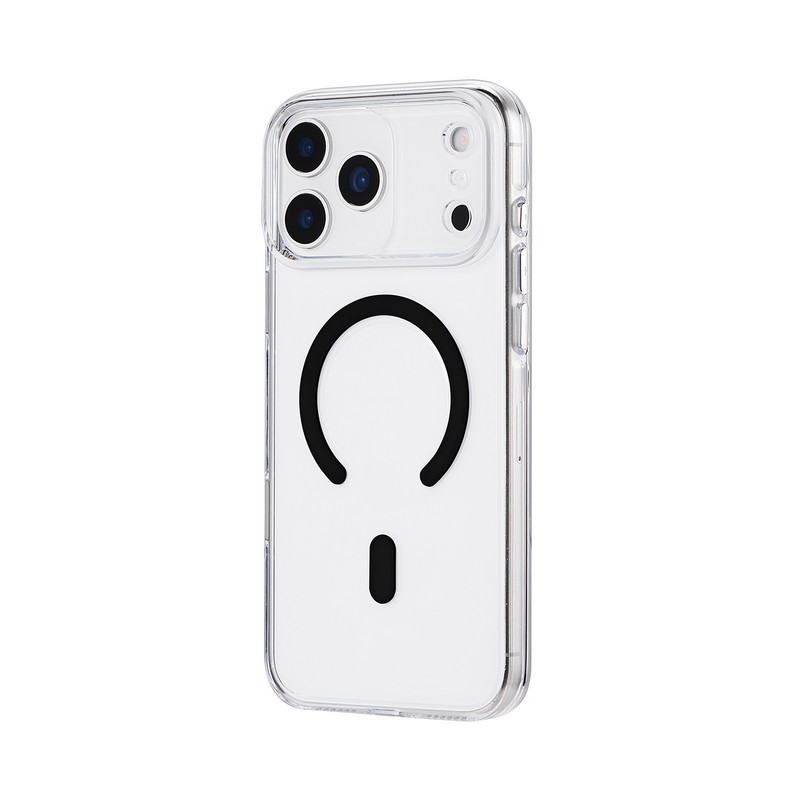iPhone 17 Pro Max 超透明ハードケース 「MASTER CLEAR mag」 クリア/ブラック