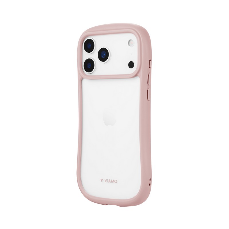 iPhone 17 Pro Max 耐傷・耐衝撃ハイブリッドケース 「ViAMO freely」 ダスティピンク