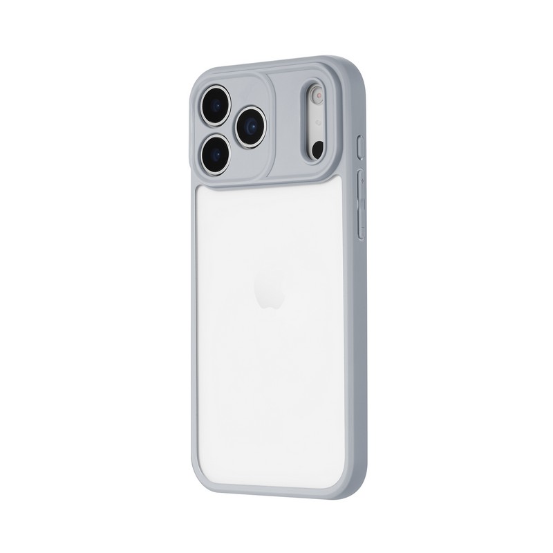 iPhone 17 Pro Max 耐衝撃ハイブリッドケース 「Velta」 ライトグレー