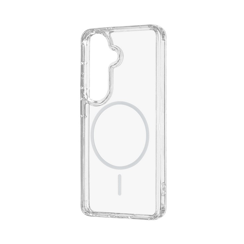 Galaxy S26 ケース クリア MagSafe対応 GalaxyS26 ギャラクシーS26 急速充電 マグネットアクセサリ 強力吸着 背面クリア 黄変防止 シンプル カバー スマホカバー