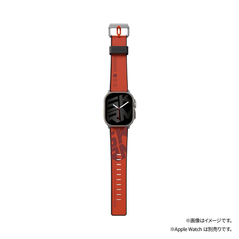SKINARMA Apple Watch 49/46/45/44/42mm SPUNK シリコンバンド オレンジ