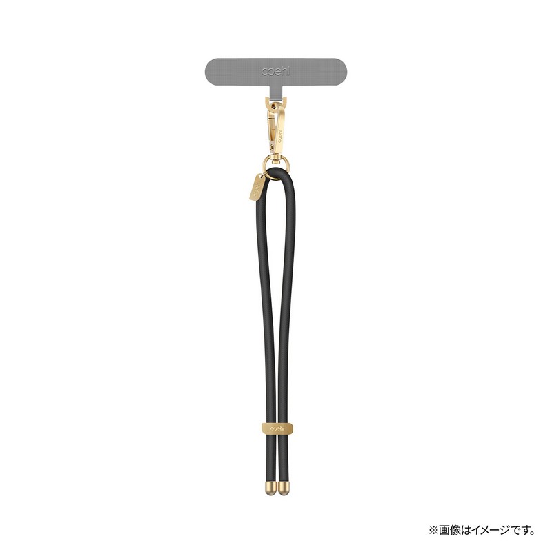 Coehl LAUREL ハンドストラップ [ミッドナイトブラック]