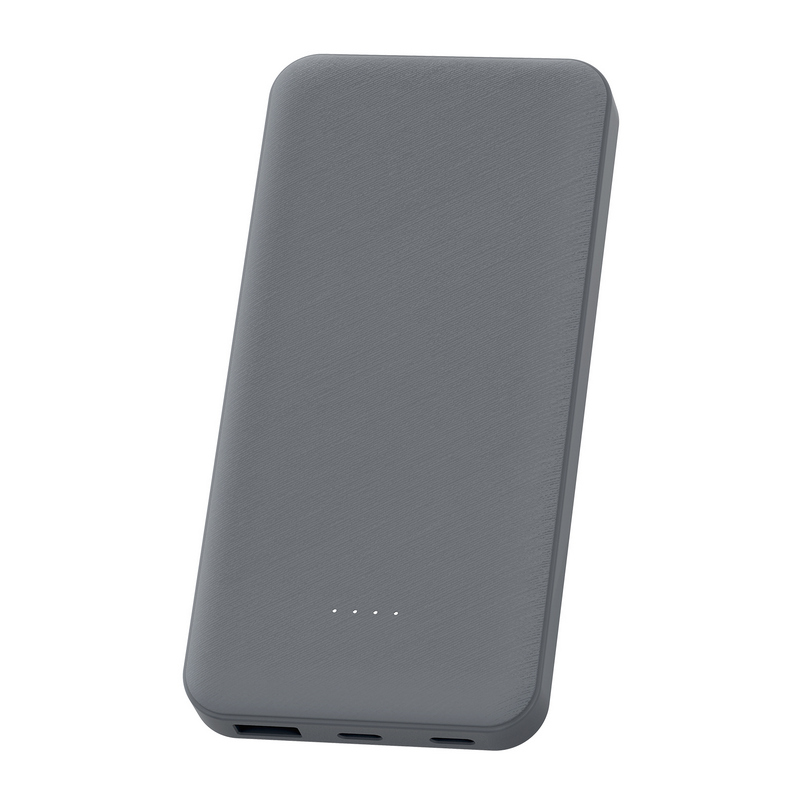 発火リスクを抑えたモバイルバッテリー「MOEZ」 10000mAh ダークグレー