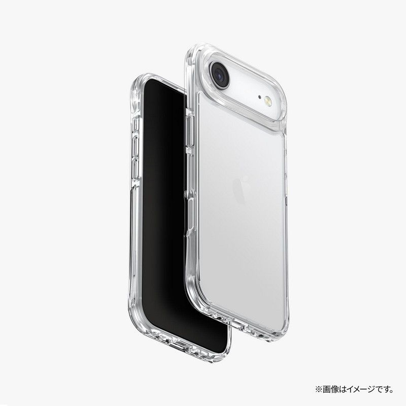 iPhone Air ケース クリア 耐衝撃 iPhoneAir アイフォンエアー 背面クリア 透明 シンプル 衝撃吸収 カメラ保護 ハイブリッド カバー スマホケース スマホカバー