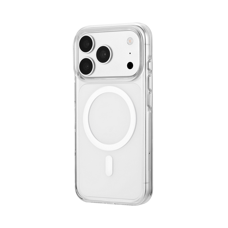 iPhone18Pro/iPhone 17 Pro 超透明ハードケース 「MASTER CLEAR mag」 クリア/ホワイト