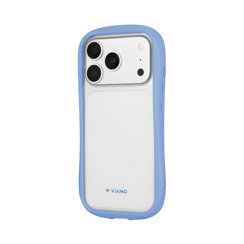 iPhone18Pro/iPhone 17 Pro 耐傷・耐衝撃ハイブリッドケース 「ViAMO freely S」 ライトブルー