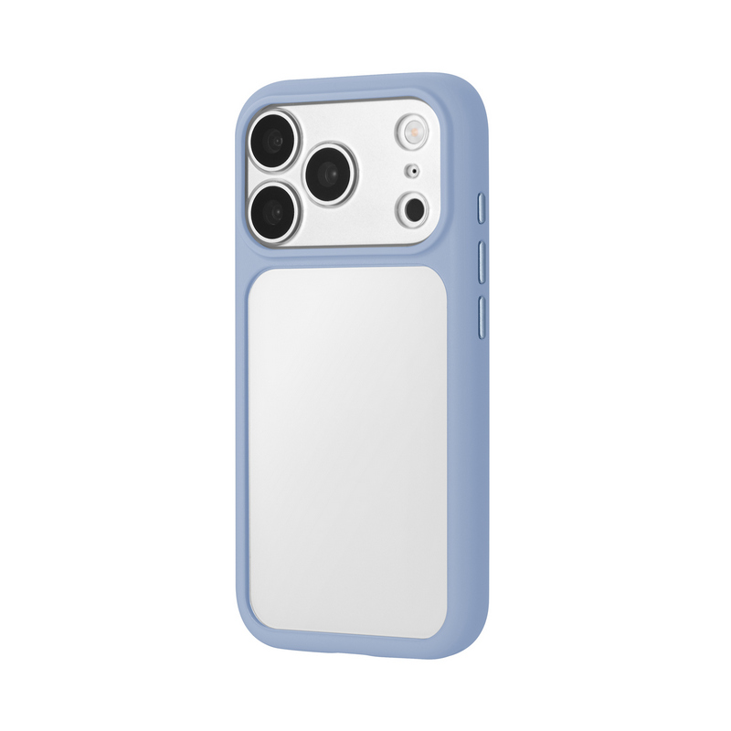 iPhone18Pro/iPhone 17 Pro 耐傷・耐衝撃ハイブリッドケース 「CLAEL」 ライトブルー