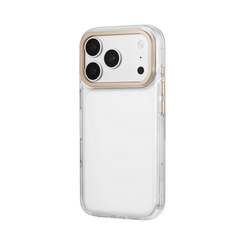 iPhone18Pro/iPhone 17 Pro 耐傷・耐衝撃ハイブリッドケース 「CAML」 シャンパンゴールド