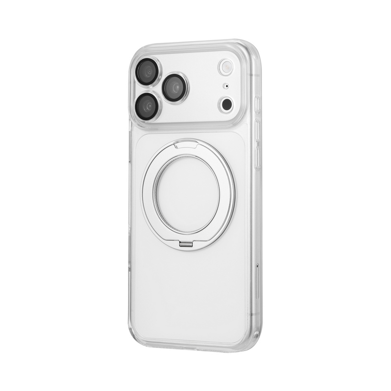 iPhone18ProMax/iPhone 17 Pro Max カメラレンズ保護ハイブリッドケース 「UTILO All Cover mag swing」 クリア