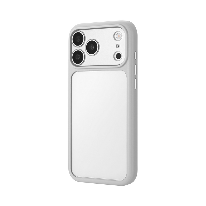 iPhone18ProMax/iPhone 17 Pro Max 耐傷・耐衝撃ハイブリッドケース 「CLAEL」 ライトグレー