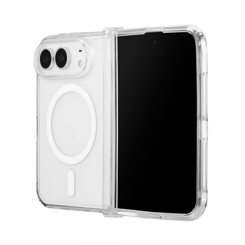 iPhone Duo 耐傷・耐衝撃ハイブリッドケース 「UTILO Hybrid mag」 クリア