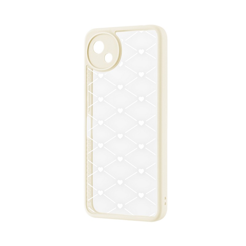 AQUOS wish5 耐衝撃ハイブリッドケース 「Velta Design」 ミルクホワイト/J