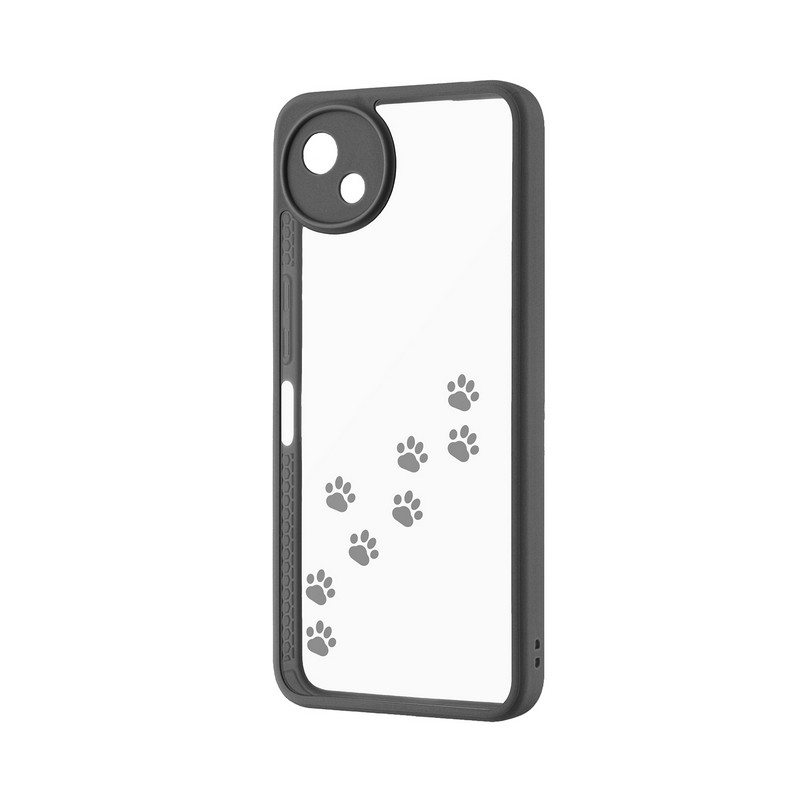 AQUOS wish5 耐衝撃ハイブリッドケース 「Velta Design」 ダークグレー/K
