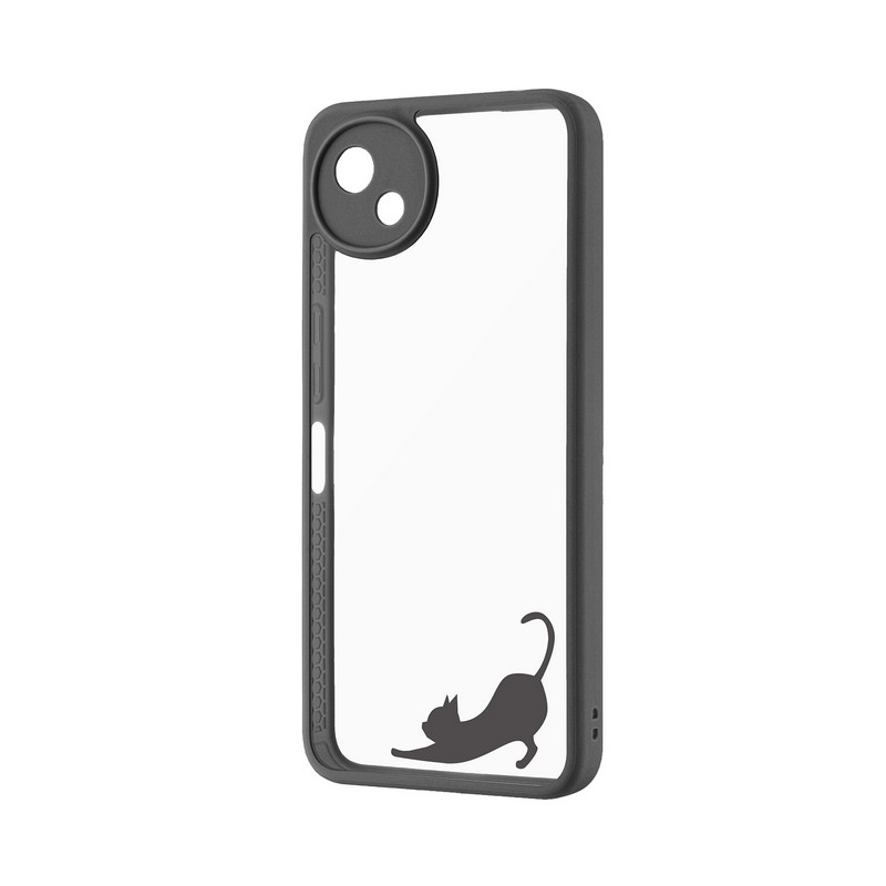AQUOS wish5 耐衝撃ハイブリッドケース 「Velta Design」 ダークグレー/N