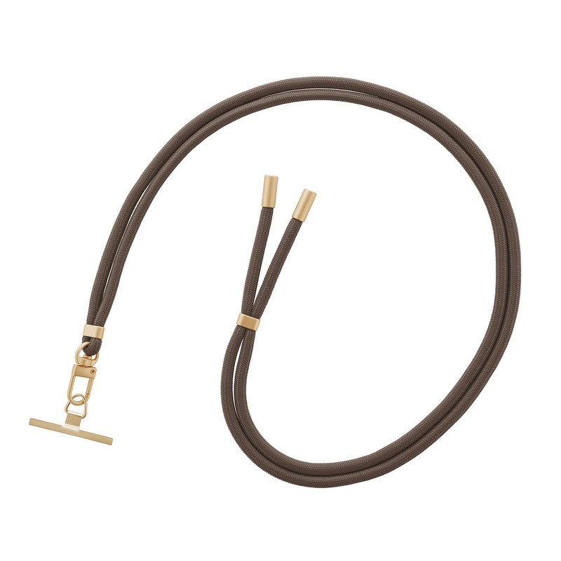 スマートフォン（汎用） ショルダーストラップ「SHOULTY MULTI STRAP」Cord モカブラウン