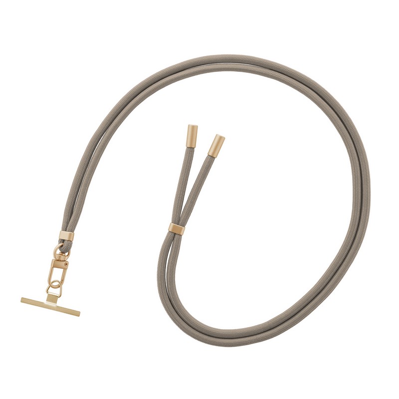 スマートフォン（汎用） ショルダーストラップ「SHOULTY MULTI STRAP」Cord ウォームグレージュ
