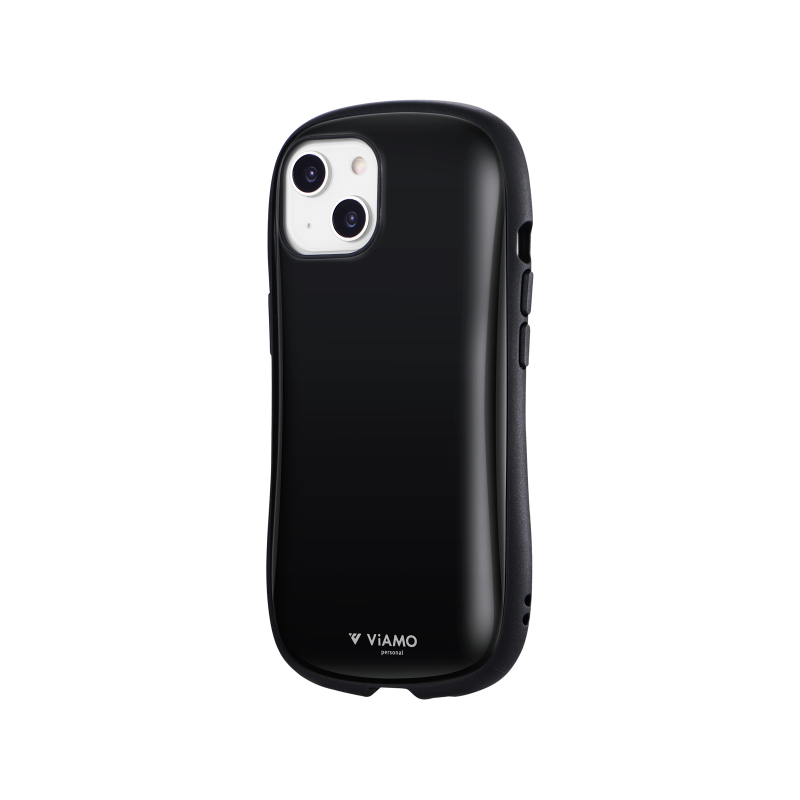 iPhone 14/13 耐衝撃ハイブリッドケース 「ViAMO personal」 ソリッドブラック