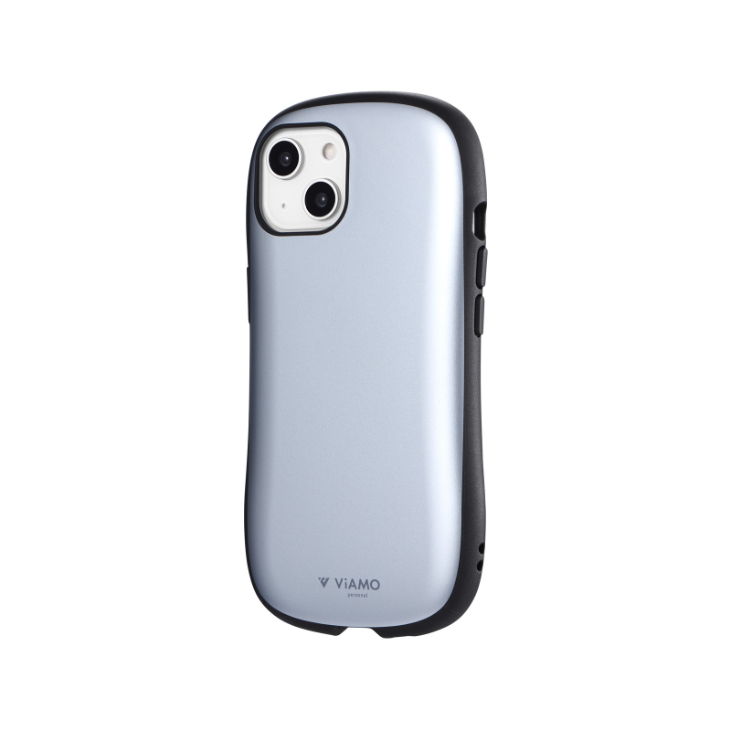 iPhone 14/13 耐衝撃ハイブリッドケース 「ViAMO personal」 メタルブルー