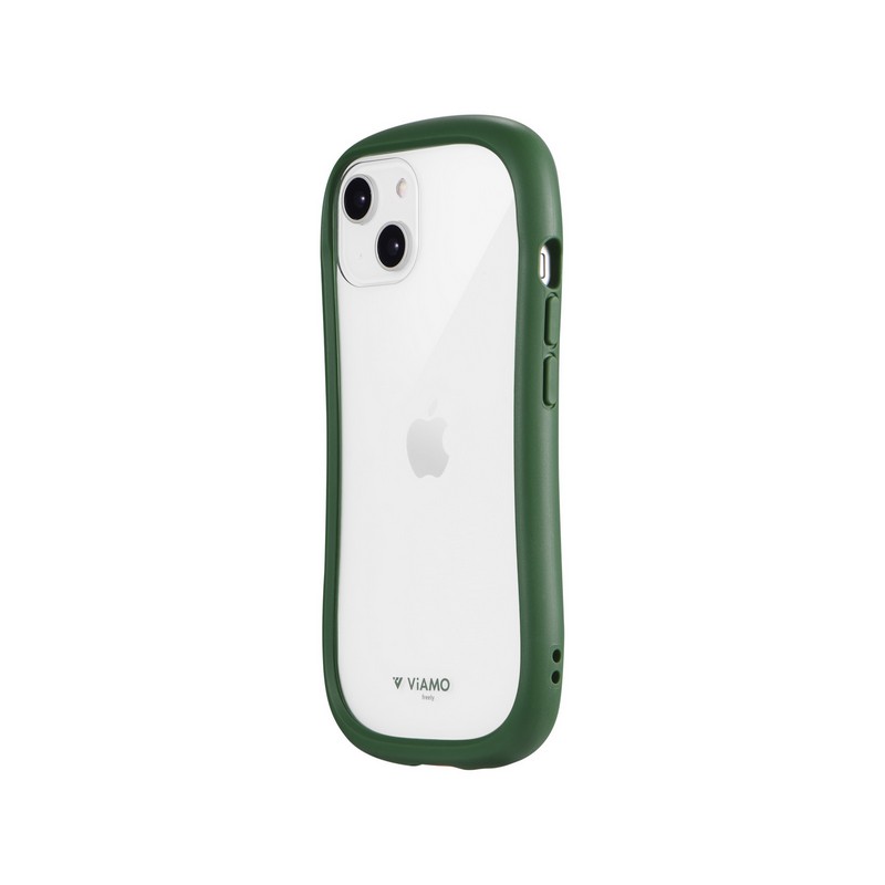 iPhone 14/13 耐傷・耐衝撃ハイブリッドケース 「ViAMO freely」 ビリジアン