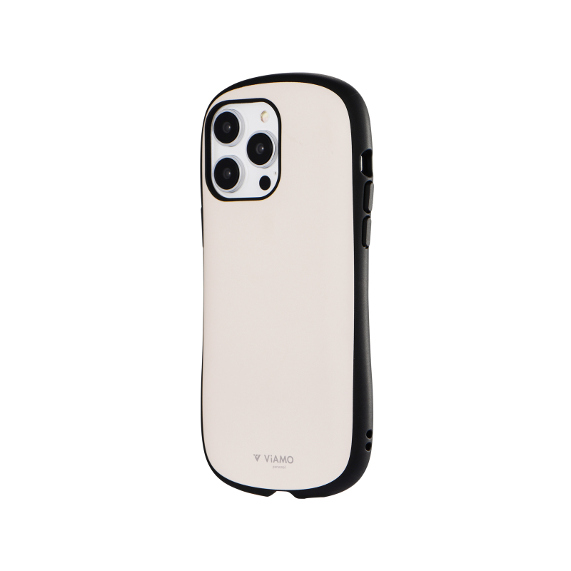 iPhone 14 Pro Max 耐衝撃ハイブリッドケース 「ViAMO personal」 ホワイトベージュ