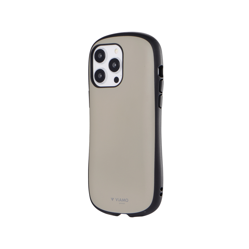 iPhone 14 Pro Max 耐衝撃ハイブリッドケース 「ViAMO personal」 グレージュ
