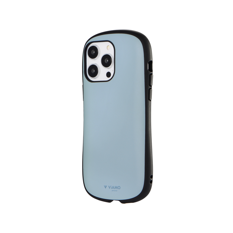 iPhone 14 Pro Max 耐衝撃ハイブリッドケース 「ViAMO personal」 ライトブルー