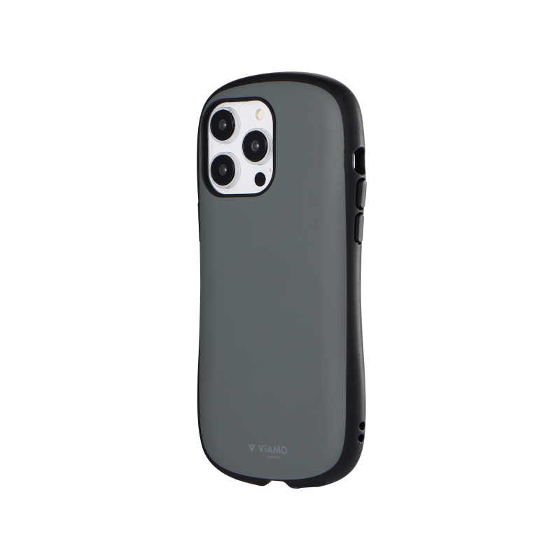iPhone 14 Pro Max 耐衝撃ハイブリッドケース 「ViAMO personal」 ダークグレー