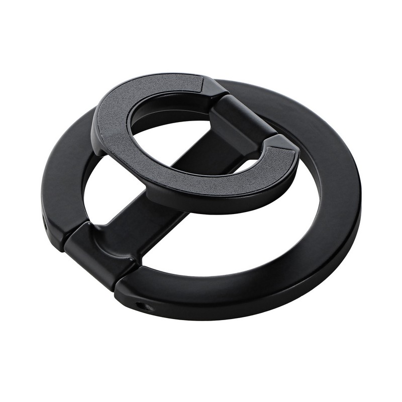 MagSafe対応 スマートフォンリング「MAGTUS」Ring W-Magnet ブラック