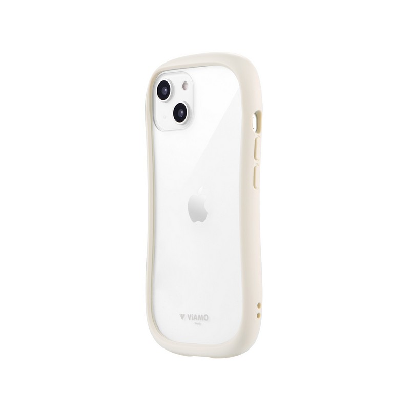 iPhone 14/13 耐傷・耐衝撃ハイブリッドケース 「ViAMO freely」 ミルクホワイト
