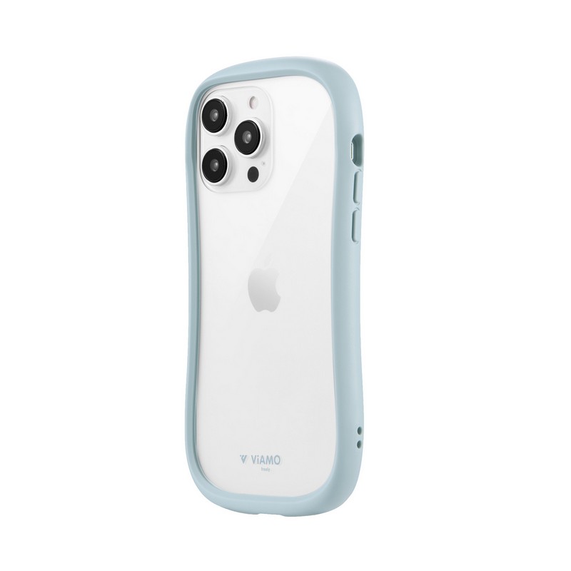 iPhone 14 Pro Max 耐傷・耐衝撃ハイブリッドケース 「ViAMO freely」 ライトブルー