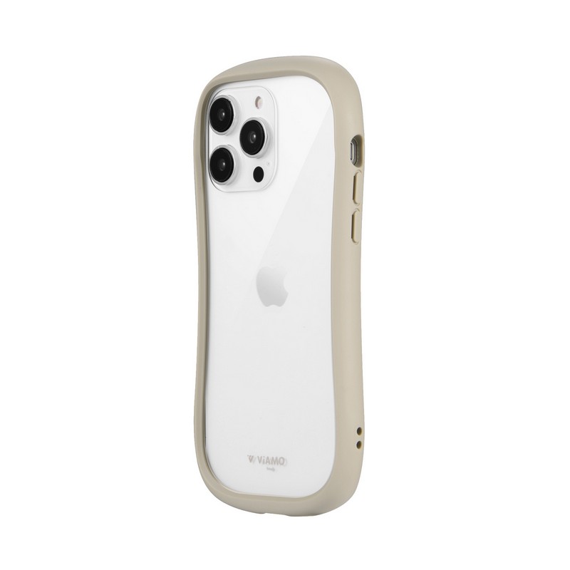 iPhone 14 Pro Max 耐傷・耐衝撃ハイブリッドケース 「ViAMO freely」 ベージュ