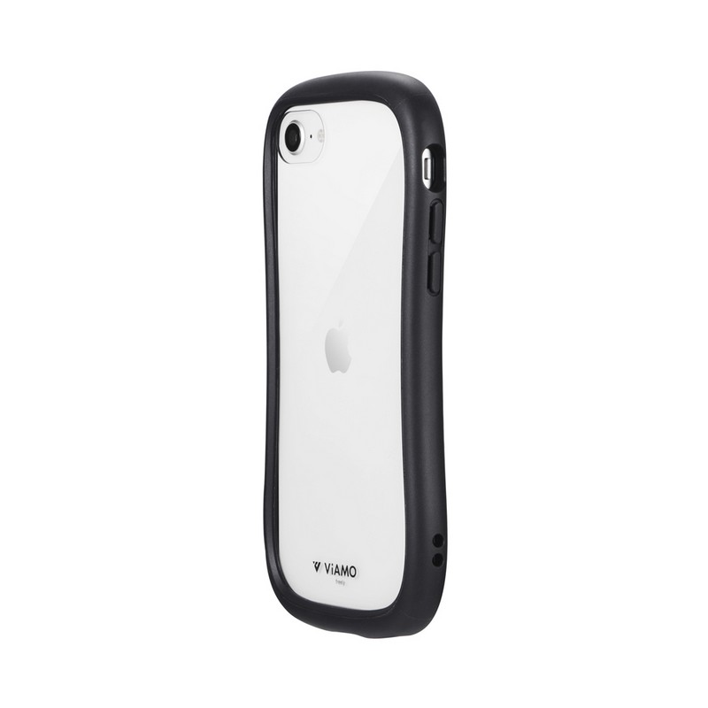 iPhone SE (第3世代)/SE (第2世代)/8 耐傷・耐衝撃ハイブリッドケース 「ViAMO freely」 ミッドナイトブラック