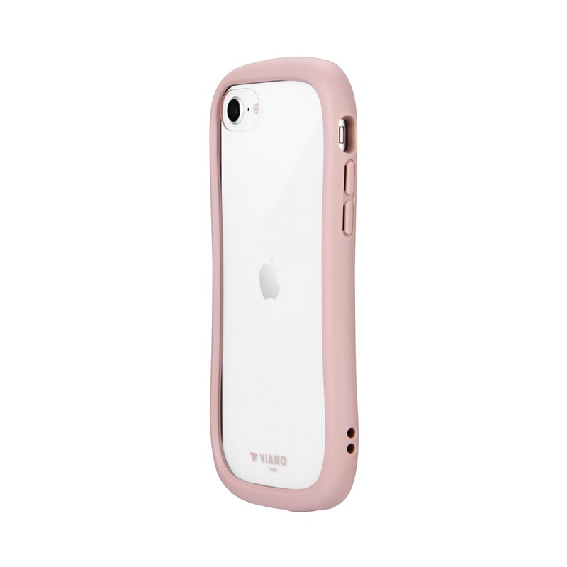 iPhone SE (第3世代)/SE (第2世代)/8 耐傷・耐衝撃ハイブリッドケース 「ViAMO freely」 ダスティピンク