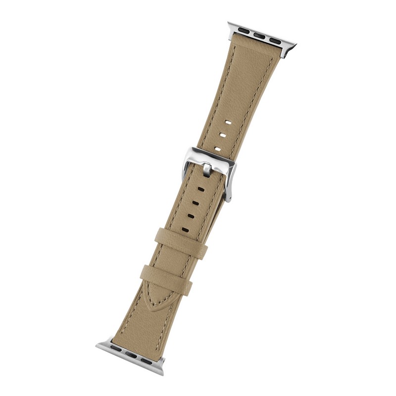 Apple Watch 38/40/41/42mm バンド 「CORVIN」 ニュアンスカラーレザーバンド ベージュ