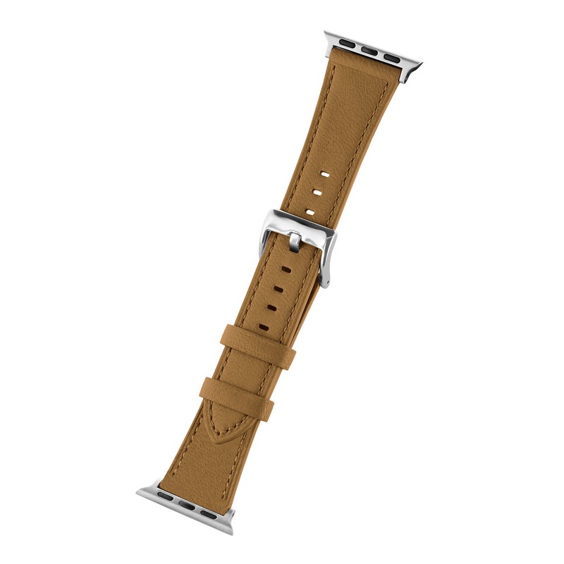 Apple Watch 38/40/41/42mm バンド 「CORVIN」 ニュアンスカラーレザーバンド キャメル