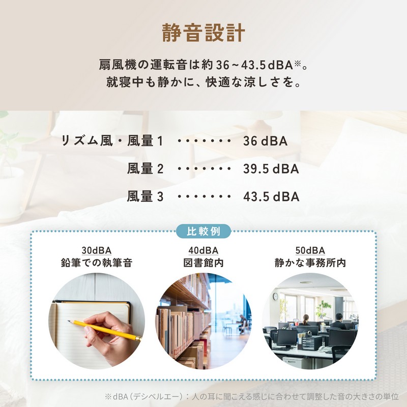 マグネットクリップ付き卓上扇風機 ブラック