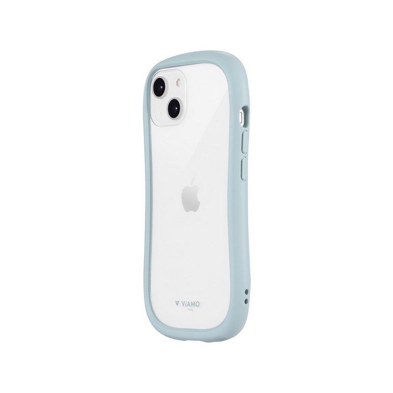 iPhone 14/13 耐傷・耐衝撃ハイブリッドケース 「ViAMO freely」 ライトブルー