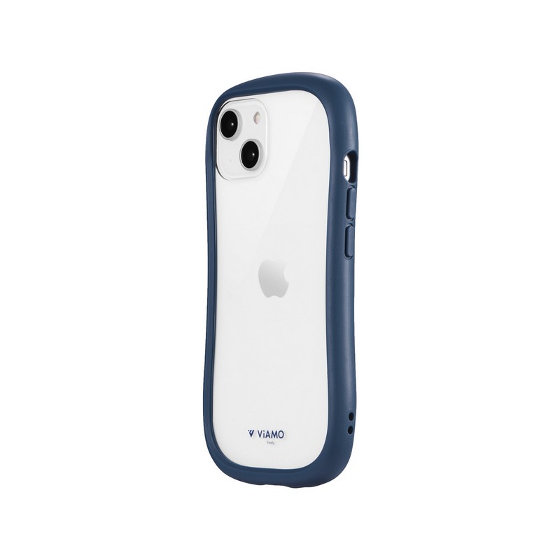 iPhone 14/13 耐傷・耐衝撃ハイブリッドケース 「ViAMO freely」 ネイビー