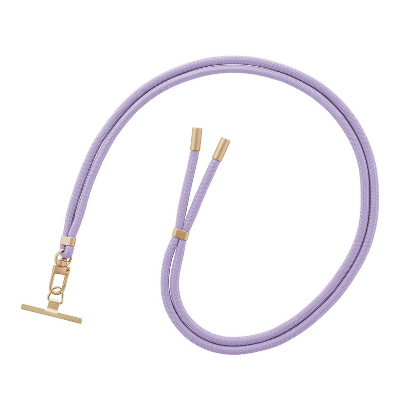 スマートフォン（汎用） ショルダーストラップ「SHOULTY MULTI STRAP」Cord ダスティパープル
