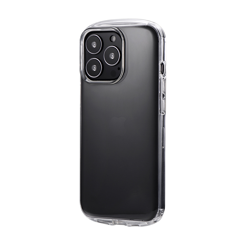 iPhone 13 Pro 耐衝撃ラウンドソフトケース「CLEAR Round」 クリア