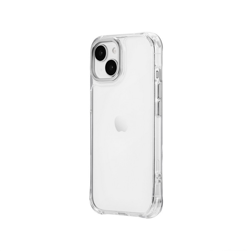 iPhone 15/iPhone 14 カメラ保護ハイブリッドケース 「UTILO Cam Tough」 シルバー