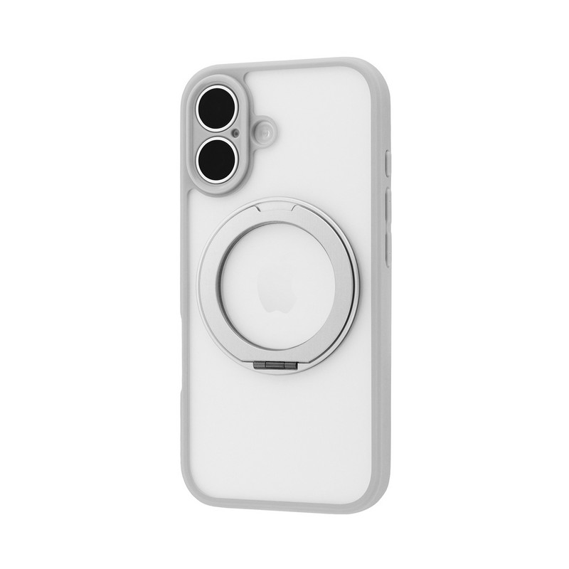iPhone 17 耐衝撃ハイブリッドケース 「Velta mag swing」 ライトグレー