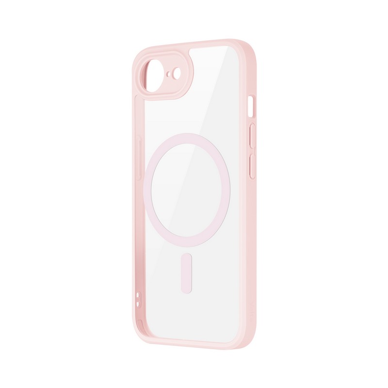 iPhone 17e/iPhone 16e 耐衝撃ハイブリッドケース 「Velta mag」 ソフトピンク