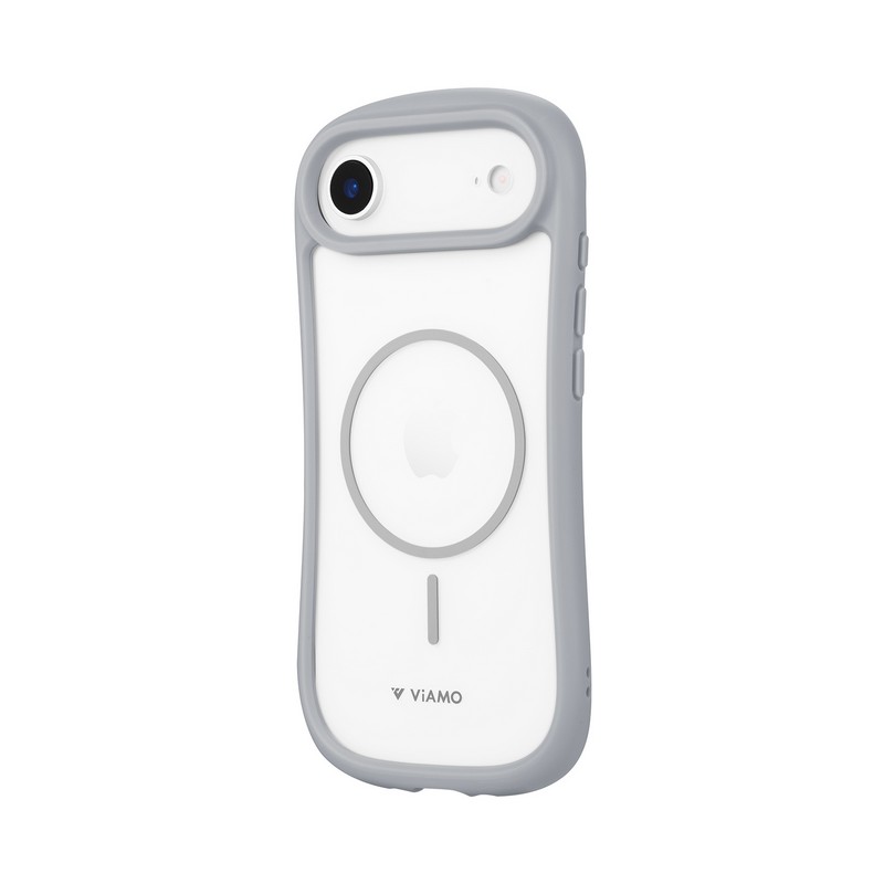 iPhone Air 耐傷・耐衝撃ハイブリッドケース 「ViAMO mag」 ライトグレー