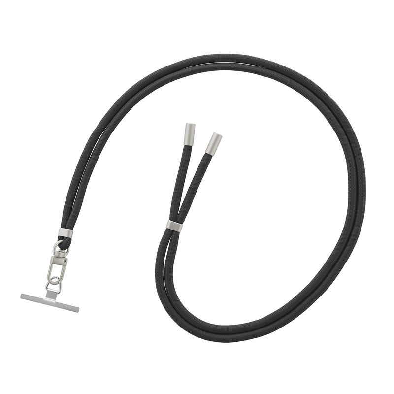 スマートフォン（汎用） ショルダーストラップ「SHOULTY MULTI STRAP」Cord ダークグレー