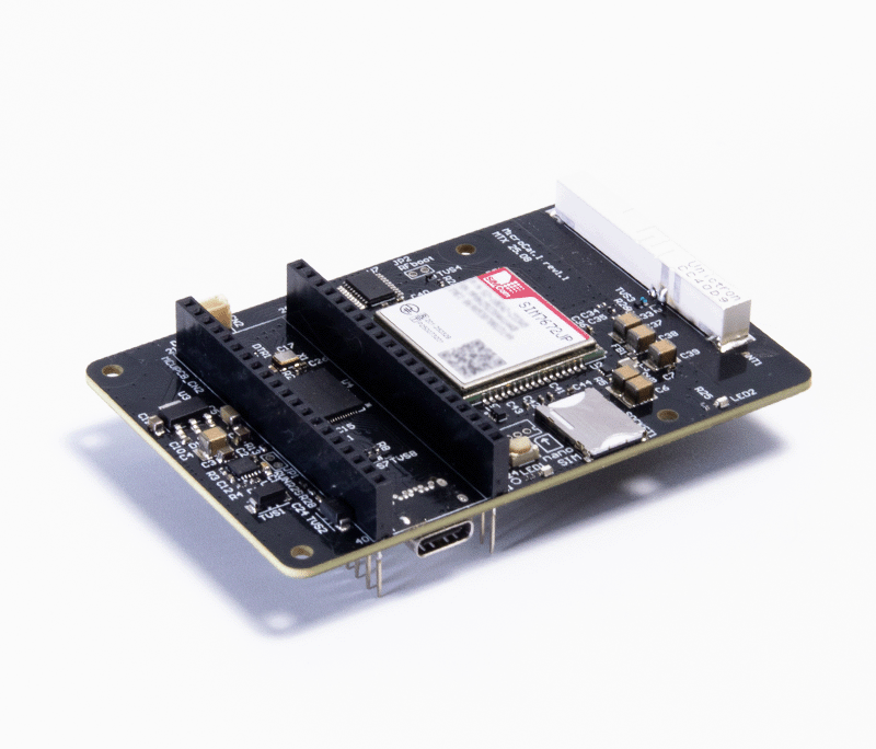 MicroPython搭載LTE Cat.1 bis通信モジュール一体基板「MicroCat.1（プレリリース版）」