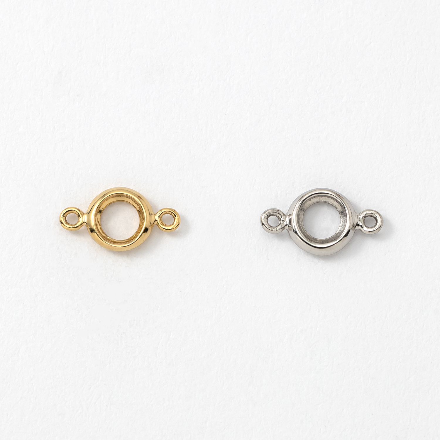 0.10ct用ドーナツ枠両カン付き*特価