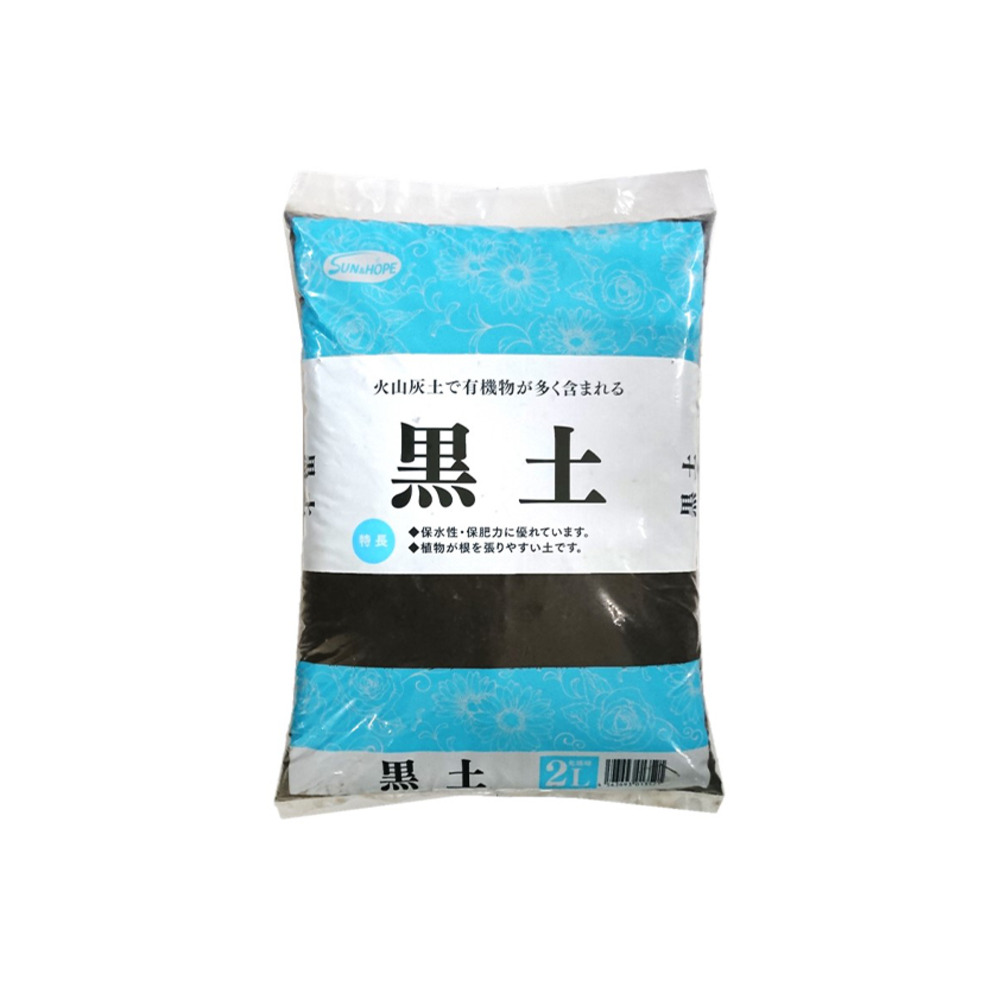 水もちと肥料もちを高める 黒土（2L）